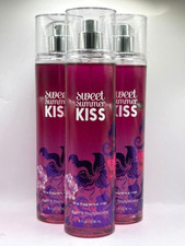 BATH AND BODY WORKS SWEET SUMMER KISS BODY MIST 8.0 FL OZ EACH (3)