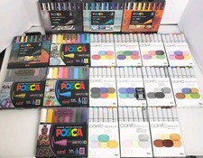 Copic Sketch  POSCA Marker Sets Lot Of 19 - NEW - FREE SHIPPING