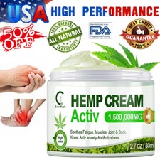 Hemp Pain Relief Cream 1,500,000mg For Massage to Relieve Back/Neck/Joint Pain 