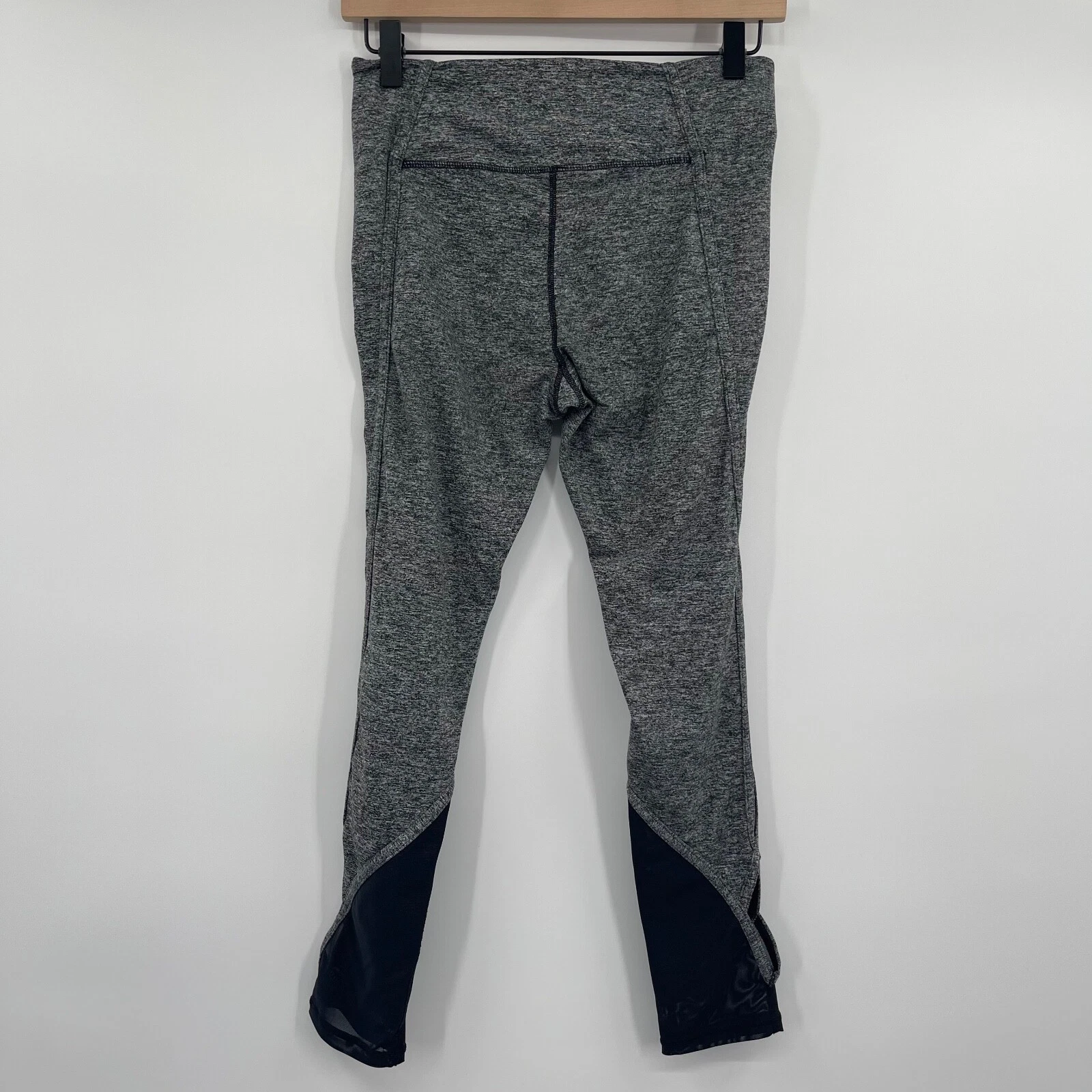free-people-movement heather mesh cut out yoga leggings