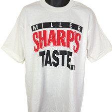 Vintage Miller Sharps T Shirt Mens Size XL 90s Taste And Believe Made In USA