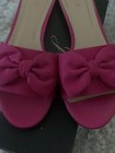 J Crew Satin Bow Slides Pink 10 — photo 10