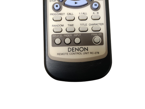 Mando a distancia Denon RC-278, OEM, DENON W 1500 | probado funcionando - Imagen 3 de 4