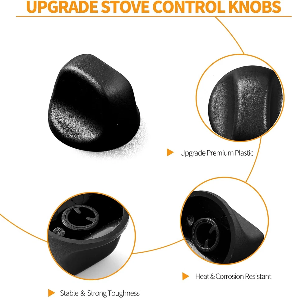 2 piezas mejorado S99360232 perilla campana extractora repuesto para piezas Broan Range, S600 Foto 3 de 4