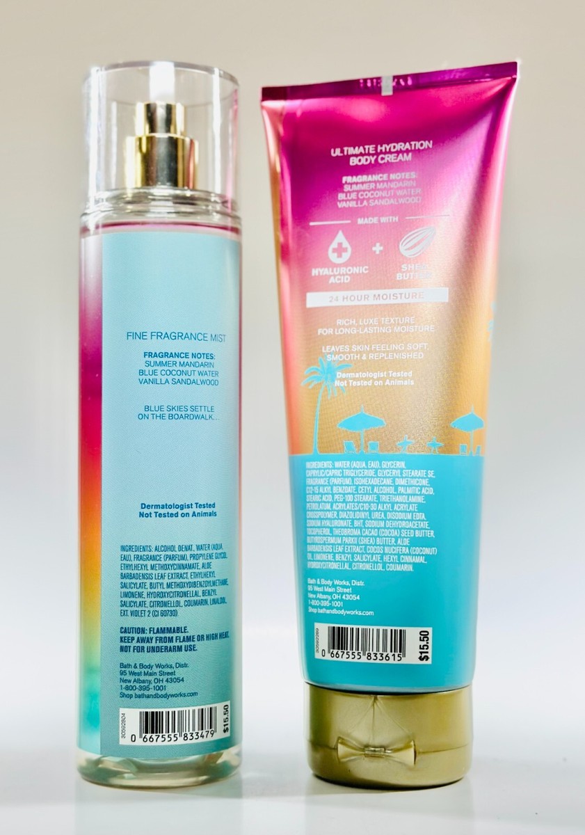 BATH & BODY WORKS Endless Weekend 2-Pc Gift Set Duo Fragrance Mist