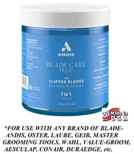 ANDIS 7in1 CLIPPER BLADE CARE DIP/WASH Cleaner,Coolant,Lube*Also For Wahl,Oster 