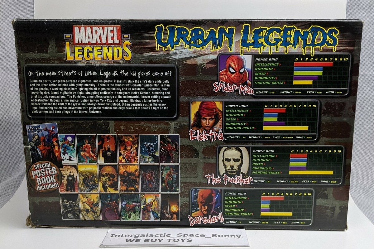 Marvel Legends 2003 Urban Legends 4 Figure Set With Comic | eBay