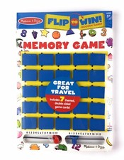 NEW Melissa  Doug Flip To Win Travel Memory Wooden Game 2090 Sealed
