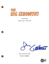 John Turturro Signed The Big Lebowski Movie Script Screenplay Autograph BAS COA