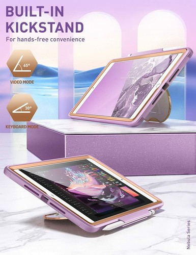 Clayco For iPad 10.2" 7th/8th/9th Gen (2019/2020/2021) Screen Case Stand Cover - 第 21/33 張圖片
