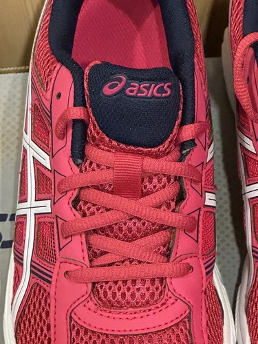 ASICS Kids 7-8.5 Women Gel-Contend 4 GS Run-Shoes Pink/White/Indigo C707N. Cosmo - Picture 5 of 23