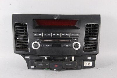 08-15 MITSUBISHI EVO X EVOLUTION 10 OEM CENTER DASH RADIO CONTROLS ...