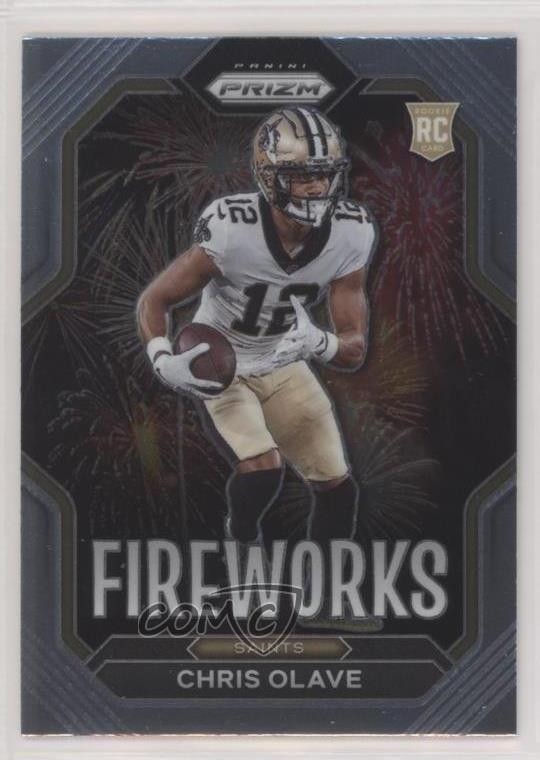 2022 Panini Prizm Fireworks Chris Olave #F-14 11qd