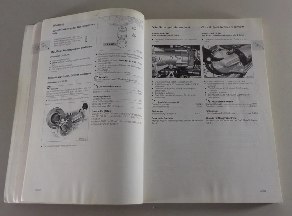 Manual De Taller / Guía De Reparación BMW R 1150 GS Enduro Stand 02/2000 - Imagen 4 de 4