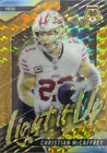 2025 Panini Mosaic Light it Up Mosaic#5 Christian McCaffrey, Mosaic Gold