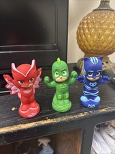 Pj Masks Figures Water Squirters Bath Pool Toy 5  Catboy Owlette Gekko Just Play