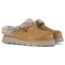 BOB'S From Skechers Keepsakes-Faux Fur Lined Memory Foam Slippers Size 8 B63