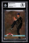 NOLAN RYAN SIGNED 1991 TOPPS STADIUM CLUB BASEBALL CARD #200 BECKETT AUTOGRAPH '