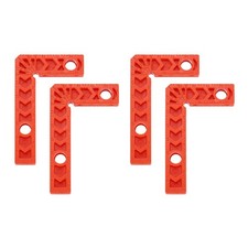 4Pcs Corner Clamp 90 Degree Right 3 Inch Angle Clamp, Orange