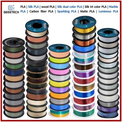 New Geeetech Filament PLA/PETG/ABS+/TPU/HS-PLA 1,75mm 1KG/rolle For 3D Drucker