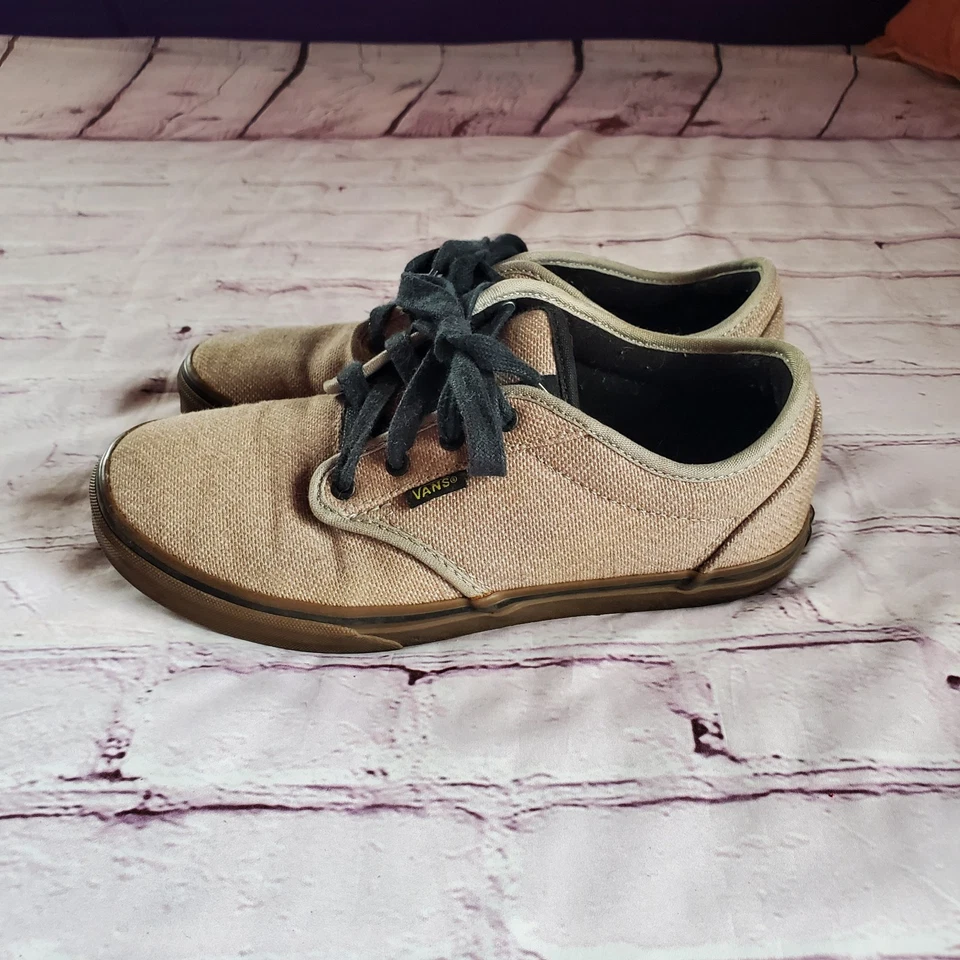 Zapatillas Vans Atwood Marrón Goma Con Cordones Parte Superior Baja Para Mujer 6.5 Juventud 5 Textiles  Foto 2 de 4