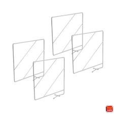 Organize It All 2 Set Shelf Dividers Chrome