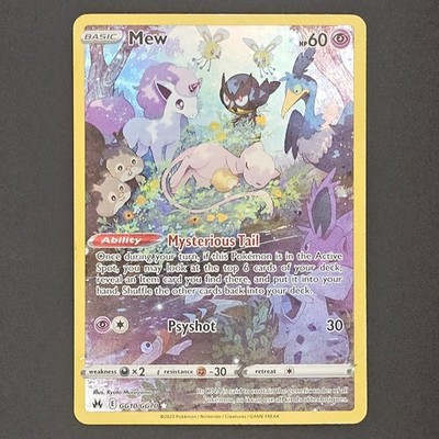 Mew GG10/GG70 SWSH: Crown Zenith: Galarian Gallery Holo