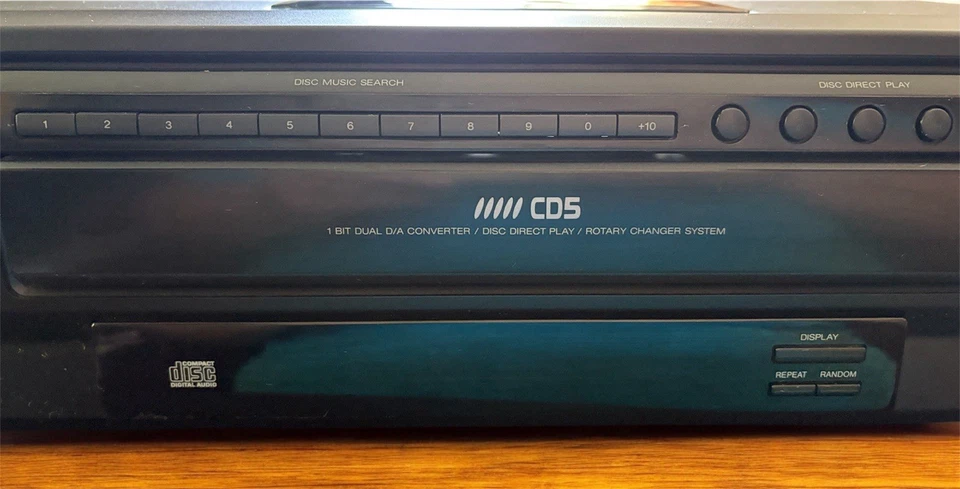 Reproductor y cambiador de CD de 5 discos AIWA XC-30M sin control remoto Foto 3 de 4