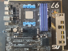 ASRock 970M Pro3 Motherboard With FX-8350 CPU, Kingston 16 Gb hyper X IO Shield