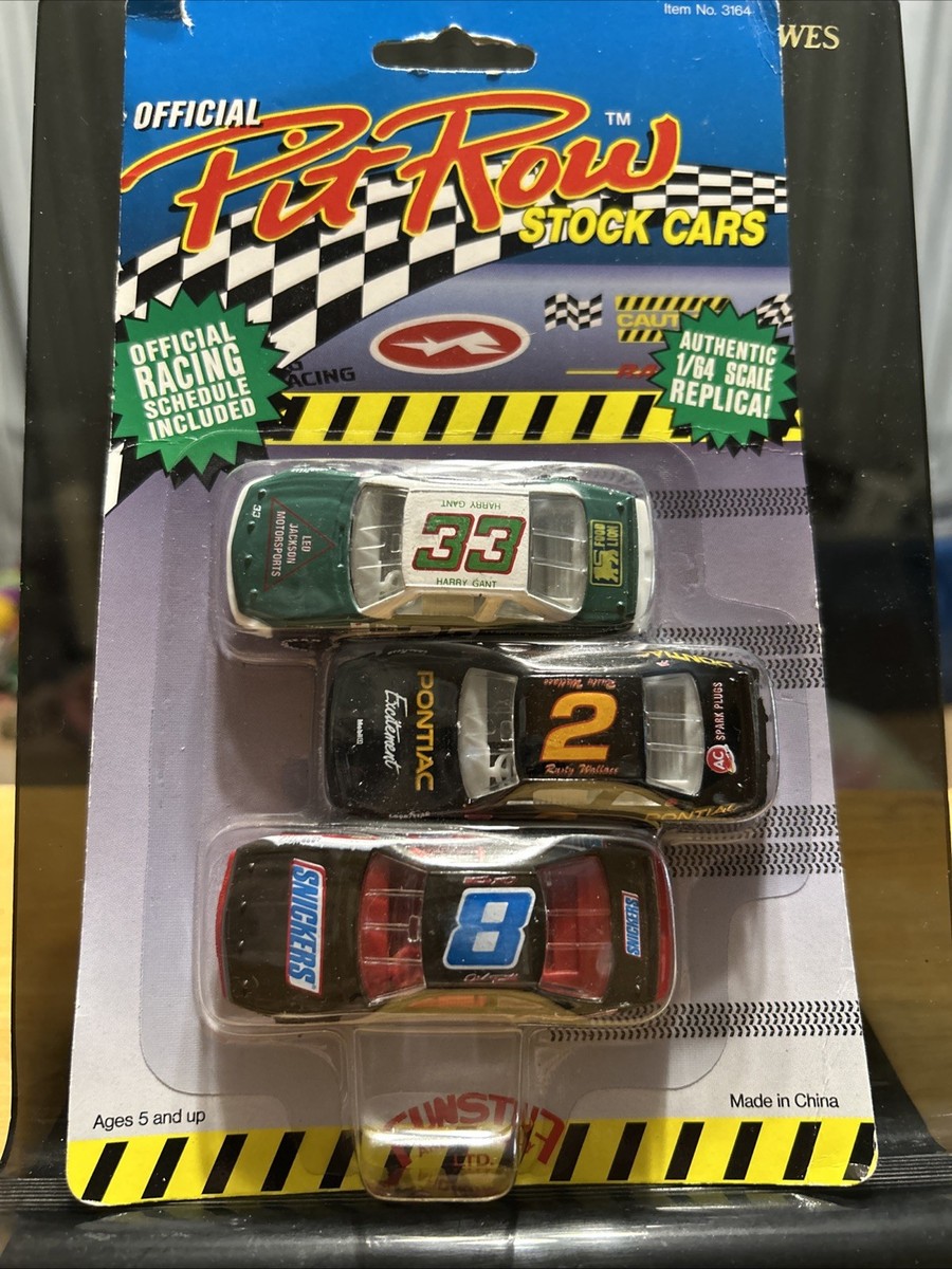 1992 Official Pit Row Stock Cars 3 Pack #33 #2 #8 1:64 Diecast | eBay