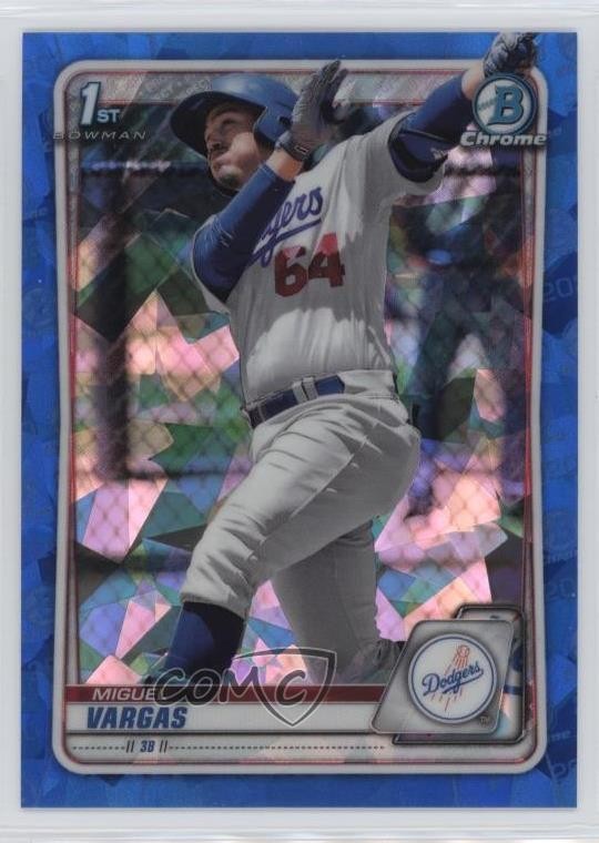 2020 Bowman Chrome Sapphire Edition Miguel Vargas #BCP-131 0o6v