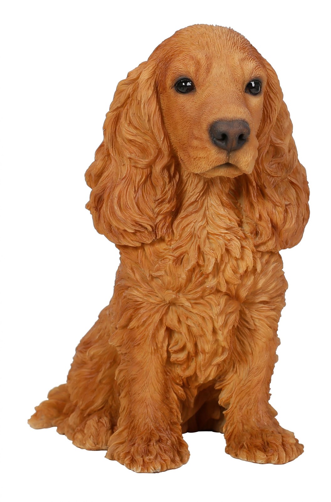 Vivid Arts Golden Red Cocker Spaniel Dog - Garden Ornament 20cm Indoor Outdoor