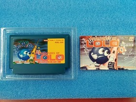 Konami Adventures of Lolo NES Game CIB Box & Manual Defects 1990