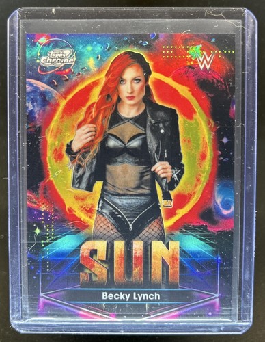 2026 Topps Cosmic Chrome WWE Becky Lynch Planetary Pursuit - Sun #PPST-7