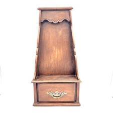 Vintage Broan Door Chime 984 Large Faux Wood Brass Pull Shelf Doorbell Chime MCM