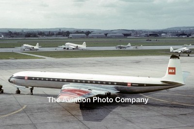 British European De Havilland Comet 4B G-APMG at Le Bourget (1960) Photograph