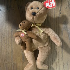 Ty Beanie Baby - 2005 SIGNATURE BEAR (8.5 Inch) NEW MWMTs Plush Stuffed Toy-Baby