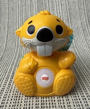Fisher Price Linkimals Boppin Beaver Interactive Learning Toy W/ Lights  Music