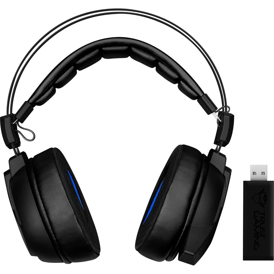 Auriculares Sobre la Oreja Trust Gaming GXT 393 Magna Inalámbricos 7.1 Envolventes PC/PS4/PS5 Foto 4 de 4