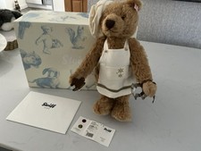 Steiff Christmas Baker Bear With Box And Certificate Only 1000 Made  No 373