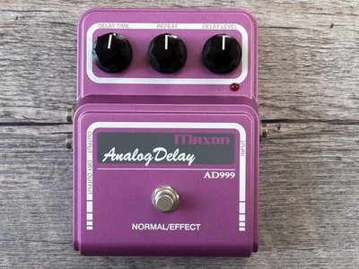 Maxon AD-999 Analog Delay Guitar Effects Pedal 2010s - Pink