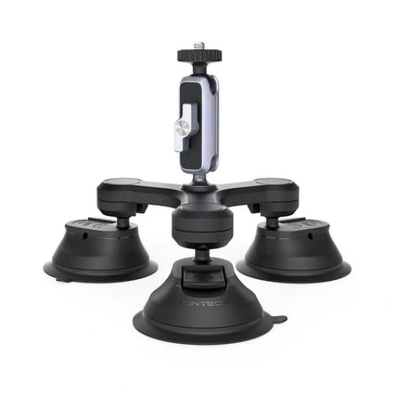 PGYTECH Three-Arm Suction Mount - Quick Release - Convenient Thumbwheel