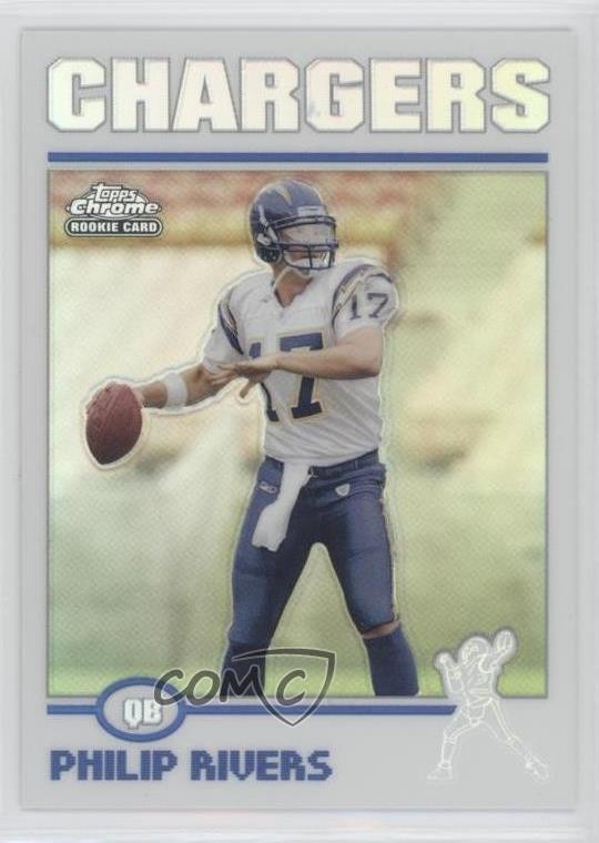 2004 Topps Chrome Refractor Philip Rivers #230 Rookie RC a8m