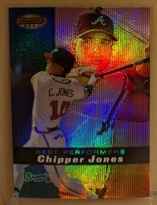 2000 Bowman's Best REFRACTOR #88 Chipper Jones Braves RARE HOLOFOIL BEAUTIFUL