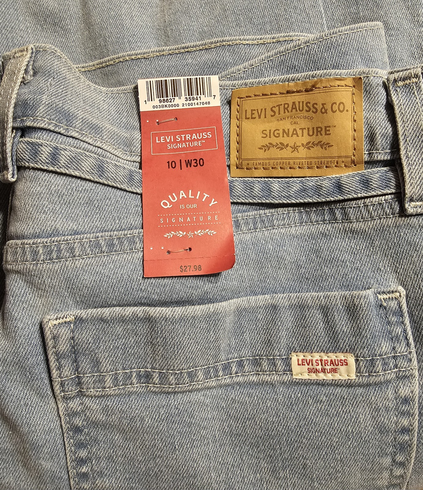 In Light Wash Denim