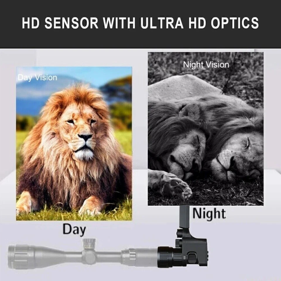 NVS30 Digital Night Vision Infrared Rifle Scope Camera WIFI Connecting 1080P - Image 4 of 4