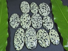 410Cts. Natural Dalmation Jasper Oval Cabochon Loose Gemstone 11 Pcs Lot