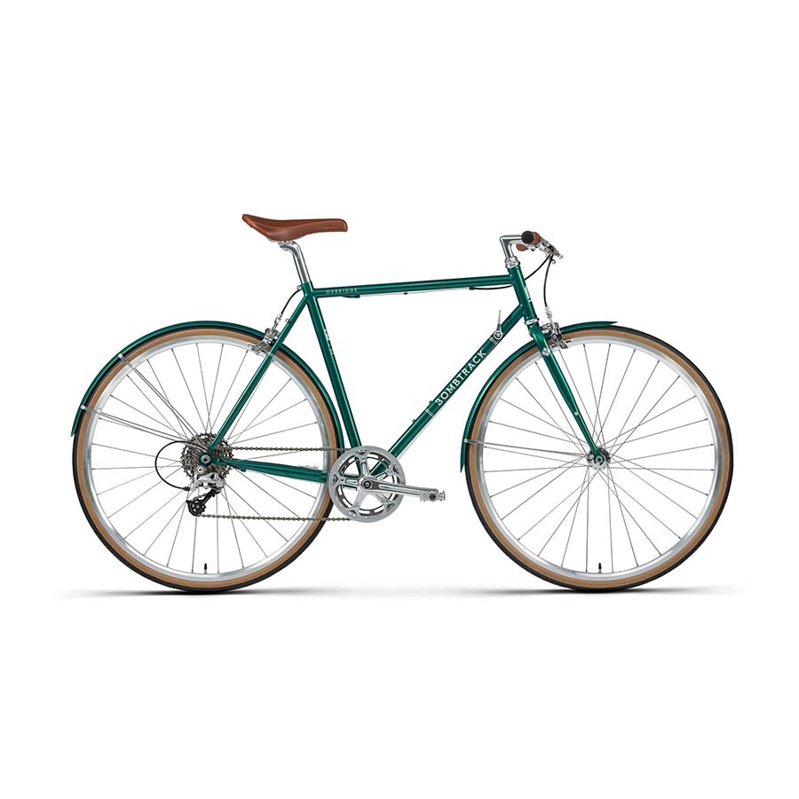 Bombtrack Oxbridge geared Commuter Bicycle, 700C, Green, M