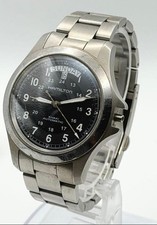 Orologio da uomo automatico Hamilton H644550 Khaki Field King in acciaio...