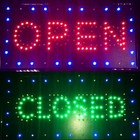 2in1 Open Closed Business Sign Bright Neon Led Light Shop Store Display On/Off